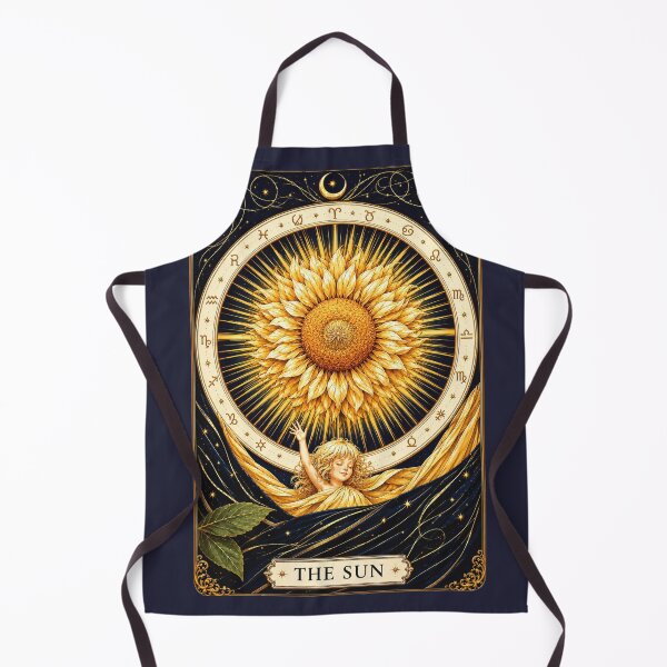 Item preview, The Sun Tarot Card Celestial Astrology designed and sold by MythicMood.