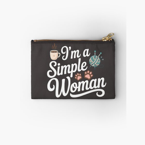 Item preview, I'm a Simple Woman Knitting Gift for Knitters  designed and sold by Colorfulman.
