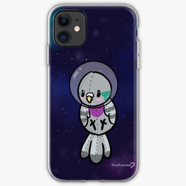 Space Baby - Pidgeon Phone Case iPhone Soft Case