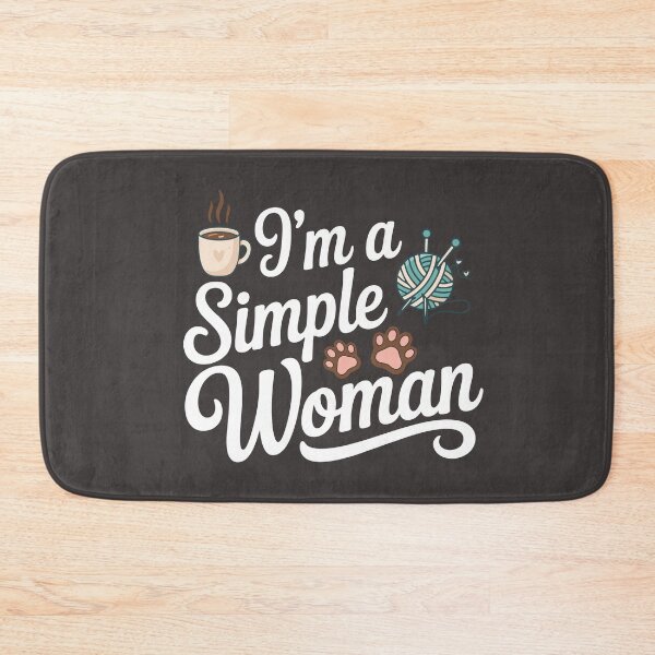 Item preview, I'm a Simple Woman Knitting Gift for Knitters  designed and sold by Colorfulman.