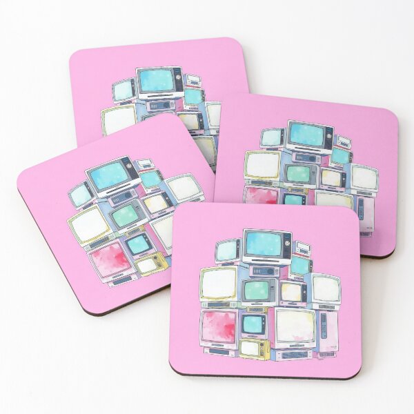 Item preview, Pastel Retro Anime TV Stack Pastel Aesthetic designed and sold by Cine8.