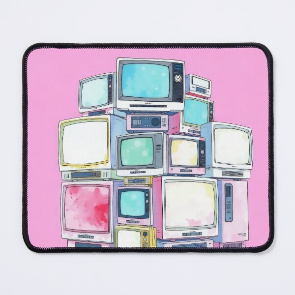 Item preview, Pastel Retro Anime TV Stack Pastel Aesthetic designed and sold by Cine8.