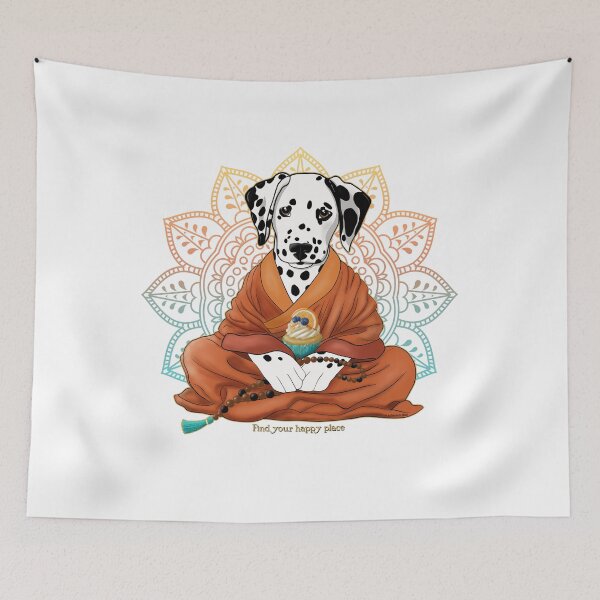 Item preview, Dalmatian Find Your Happy Place designed and sold by Atelier Cupcake.