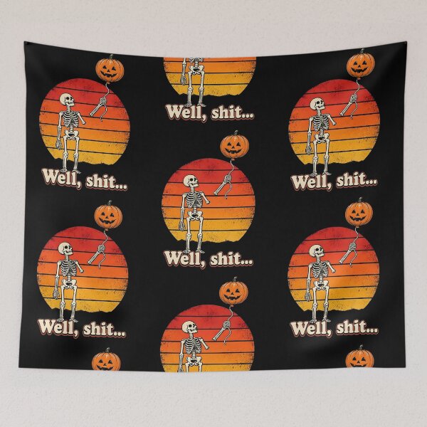 Item preview, Funny Skeleton Halloween Sunset Design designed and sold by RDGNR.