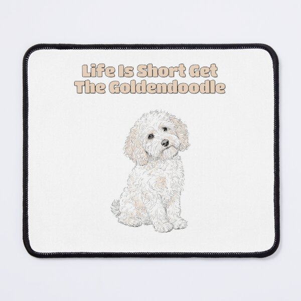 Item preview, Life Advice Goldendoodle Quote Dog Lover Design designed and sold by NatureUnleashed.