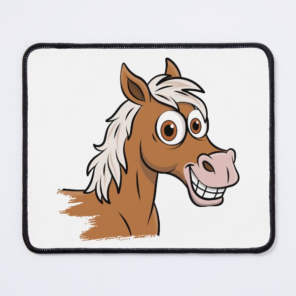 Item preview, A cartoon drawing of an Abu' Ourquob horse designed and sold by Cheval-de-coeur.