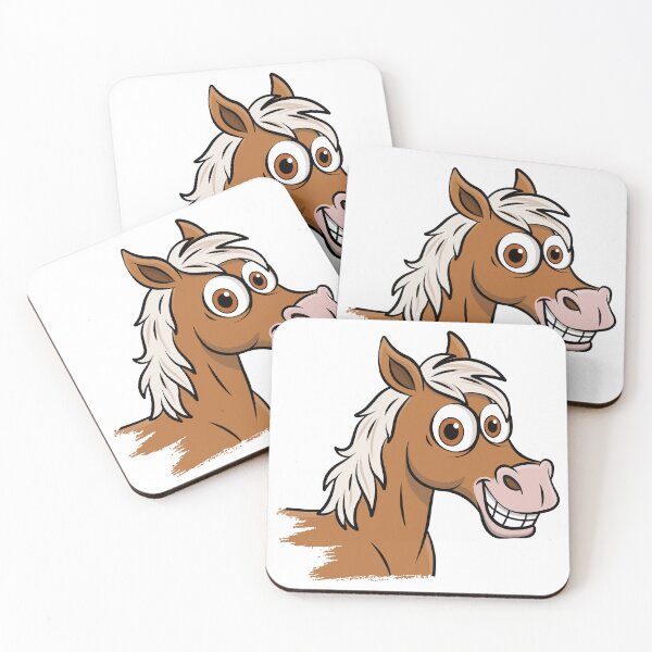 Item preview, A cartoon drawing of an Abu' Ourquob horse designed and sold by Cheval-de-coeur.