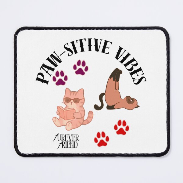 Item preview, Paw-Sitive Vibes Cute Cats designed and sold by NourArtCorner.
