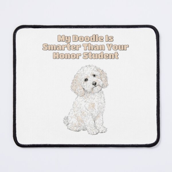 Item preview, Funny Goldendoodle Smart Dog Proud Parent Quote designed and sold by NatureUnleashed.