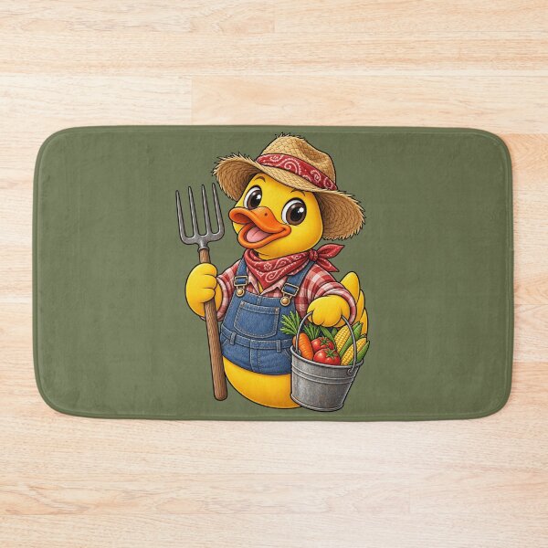Item preview, Rubber Duck Farmer – Vintage Edition designed and sold by BROHLine Studio.
