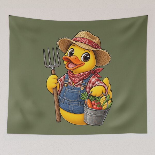 Item preview, Rubber Duck Farmer – Vintage Edition designed and sold by BROHLine Studio.