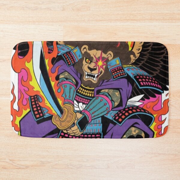 Item preview, Winged Samurai Lion with a Flaming Blade designed and sold by SabaMirzique.