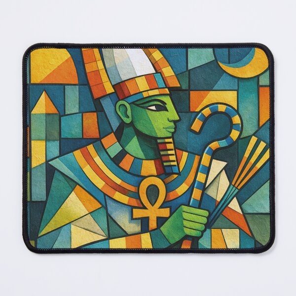 Item preview, Osiris – God of the Afterlife Illustration designed and sold by GalleryKauffeld.