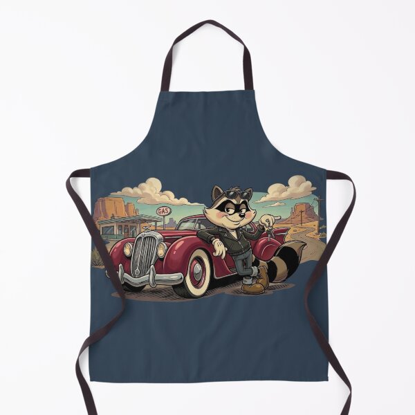 Item preview, Rascal Rocco Rebel Raccoon – Desert Drive Mayhem designed and sold by MischiefFoundry.