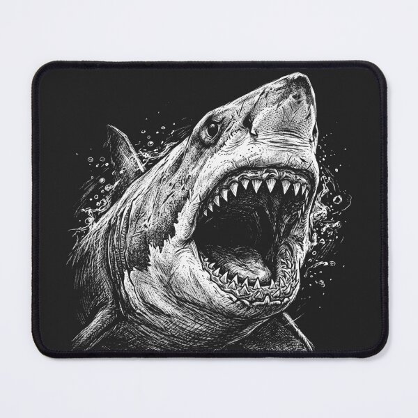 Item preview, Big White Shark Jaws Prime Ocean Predator designed and sold by legendaryskins.