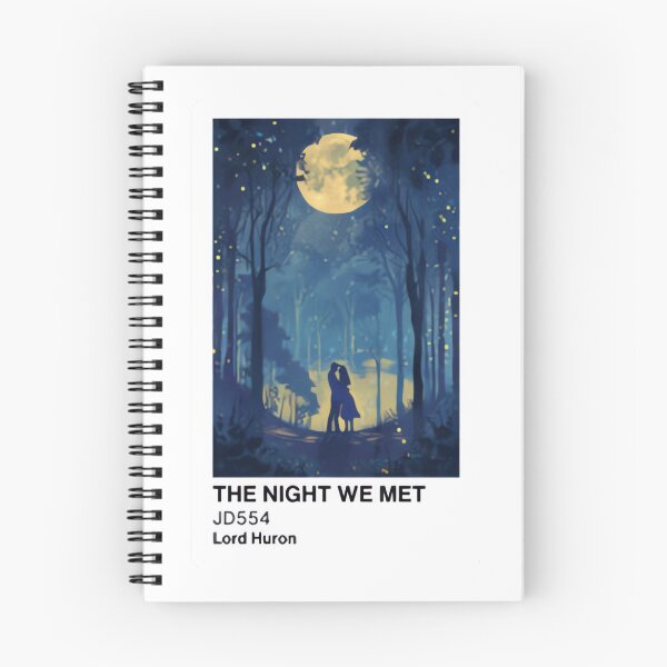 Item preview, The Night We Met Aesthetic T-Shirt - Romantic Indie Music Lyric Gift | Limited Edition designed and sold by Pralang17.