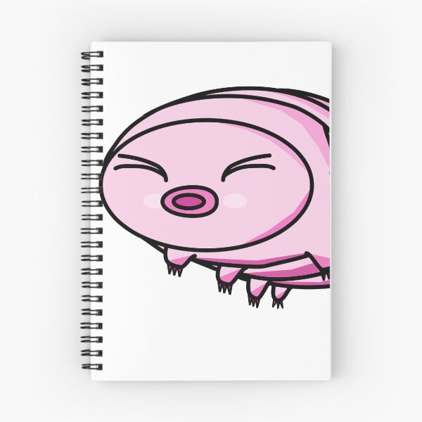 Item preview, Cute Pink Tardigrade Cartoon (Moss Piglet Design) designed and sold by JayMakesTiktok.