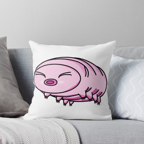 Item preview, Cute Pink Tardigrade Cartoon (Moss Piglet Design) designed and sold by JayMakesTiktok.