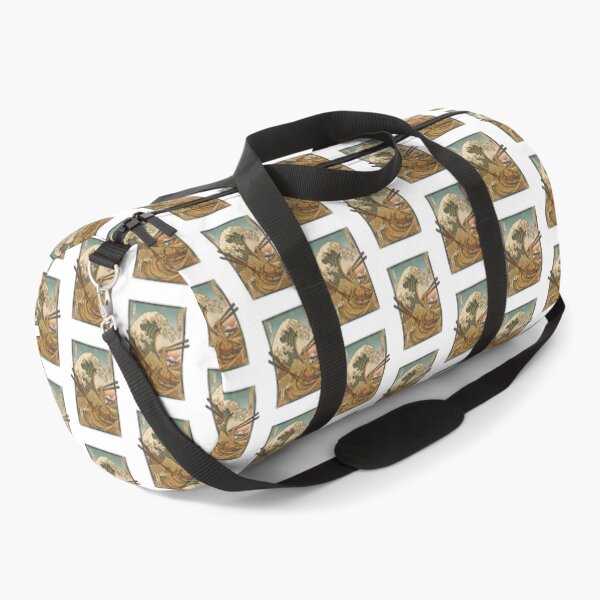 Item preview, Japanese Great Wave Off Kanagawa over a bowl of ramen noodles designed and sold by Rhu Creations.