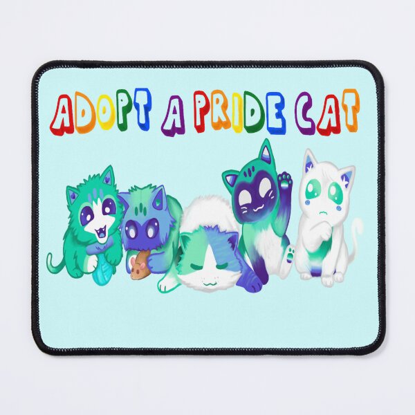 Item preview, Adopt A Pride Cat — Gay MLM designed and sold by HistoryHounds.