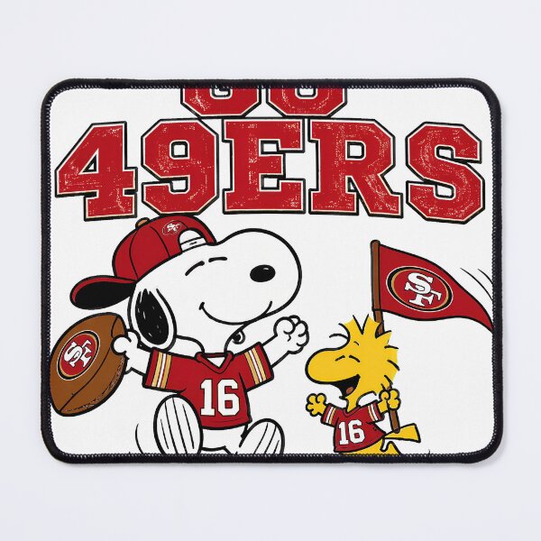 Item preview, Go 49Er Snoopy And Woodstock Football designed and sold by happinesshut.