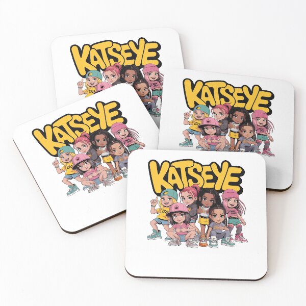 Item preview, KATSEYE Girl Group Cartoon Fan Design, Pop Star Academy Inspired designed and sold by thefirstbroo.
