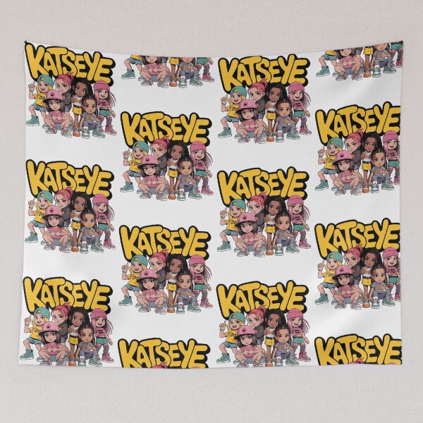 Item preview, KATSEYE Girl Group Cartoon Fan Design, Pop Star Academy Inspired designed and sold by thefirstbroo.