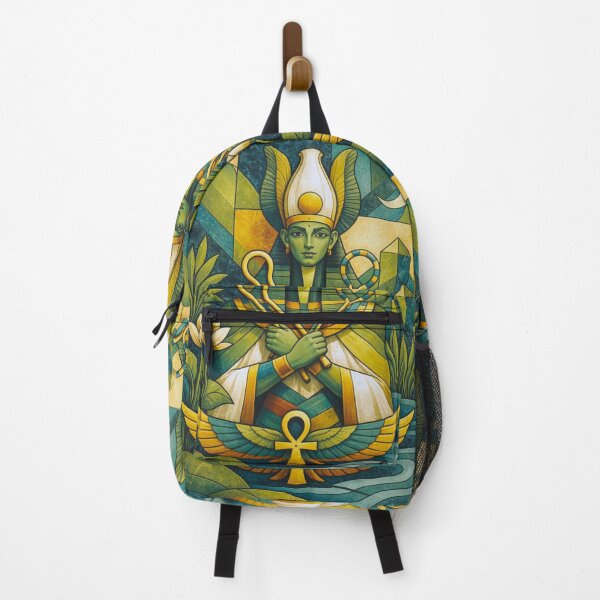 Item preview, Egyptian God Osiris – The Eternal Pharaoh Painting designed and sold by GalleryKauffeld.