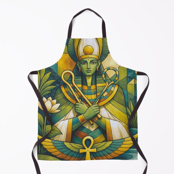 Item preview, Egyptian God Osiris – The Eternal Pharaoh Painting designed and sold by GalleryKauffeld.