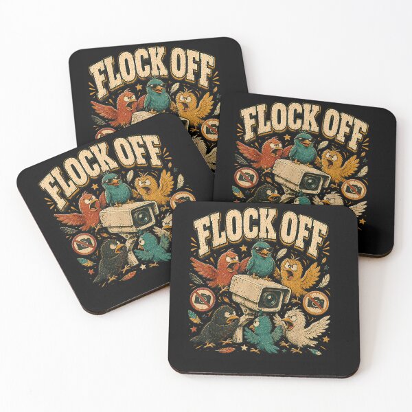 Item preview, Flock Off Flocking Deflock Anti Surveillance Cameras No Spy designed and sold by Juansustait.