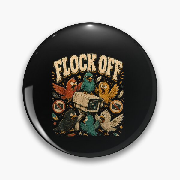 Item preview, Flock Off Flocking Deflock Anti Surveillance Cameras No Spy designed and sold by Juansustait.