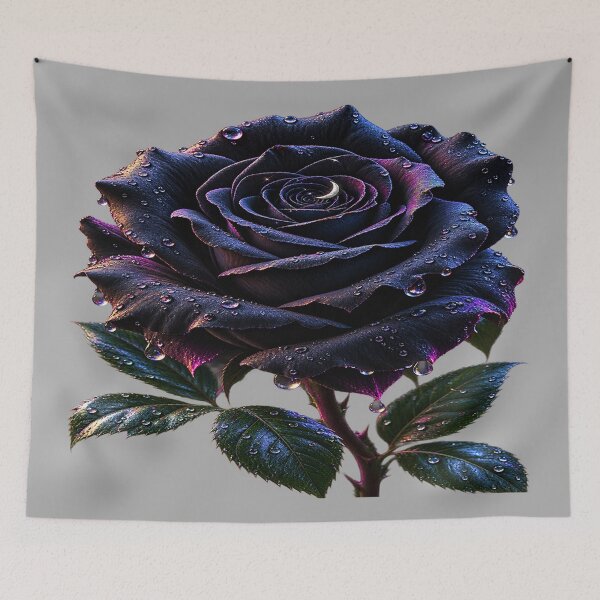 Item preview, Black Velvet Rose – Midnight Gothic Romance designed and sold by TroviTutto.