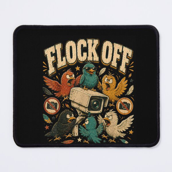 Item preview, Flock Off Flocking Deflock Anti Surveillance Cameras No Spy designed and sold by Juansustait.