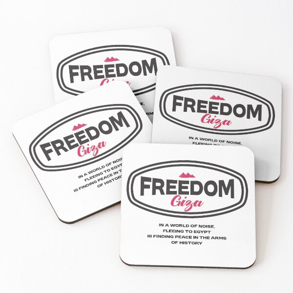 Item preview, Freedom Giza In A World Of Noise Pyramids Typography designed and sold by bolayousri.