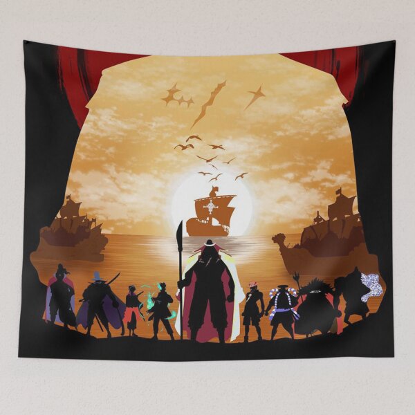 Artikelvorschau, Luffy One Piece Straw Hat Silhouette entworfen und verkauft von Aduinn57708.