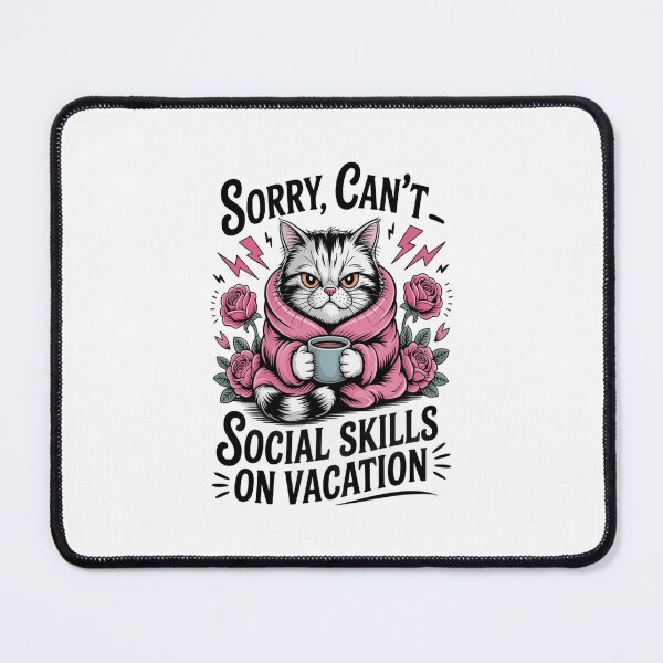 Item preview, Antisocial Cat designed and sold by FrogNotDog.