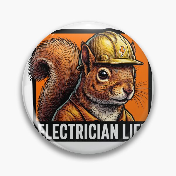 Item preview, Electrician Life Squirrel Worker designed and sold by Roy & Tiffany.