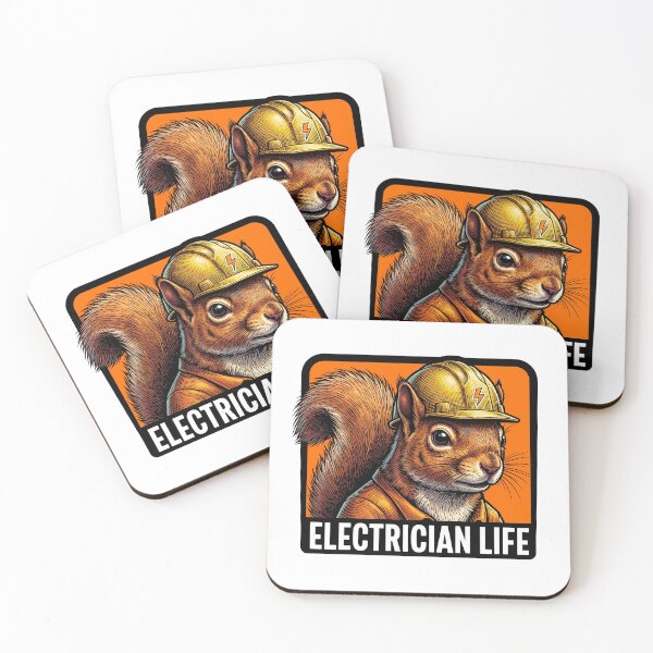 Item preview, Electrician Life Squirrel Worker designed and sold by Roy & Tiffany.