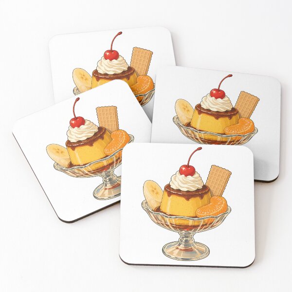 Item preview, Pudding a la Mode at a Retro Cafe designed and sold by kuradoshanon.