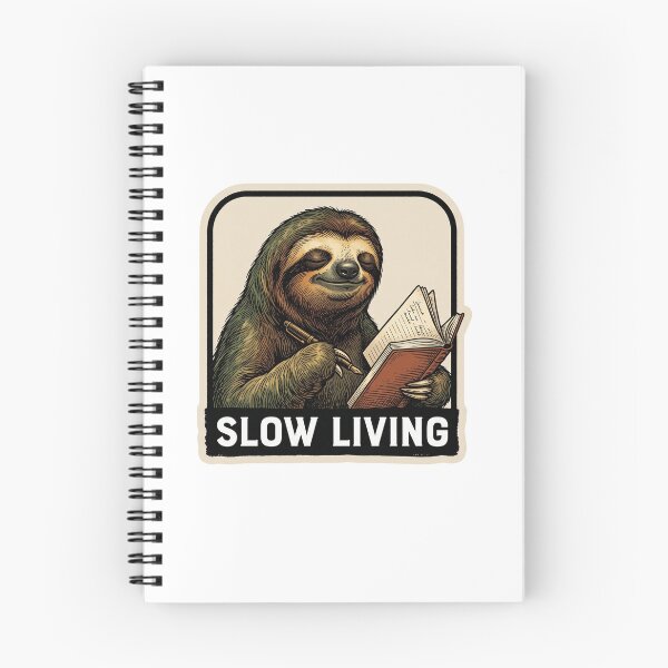 Item preview, Slow Living Reading Sloth designed and sold by Roy & Tiffany.