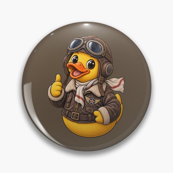 Artikelvorschau, Rubber Duck Pilot – Vintage Edition entworfen und verkauft von BROHLine Studio.