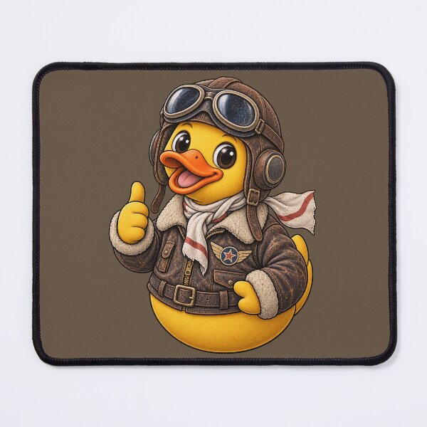 Item preview, Rubber Duck Pilot – Vintage Edition designed and sold by BROHLine Studio.