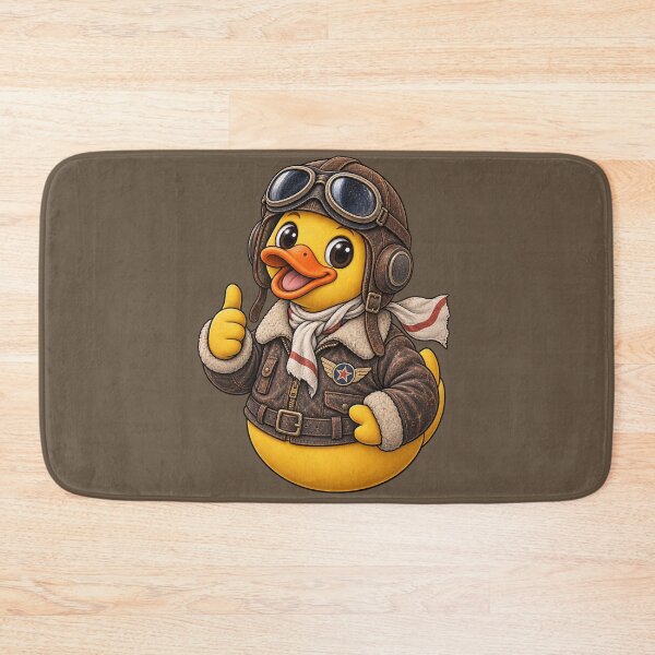 Artikelvorschau, Rubber Duck Pilot – Vintage Edition entworfen und verkauft von BROHLine Studio.
