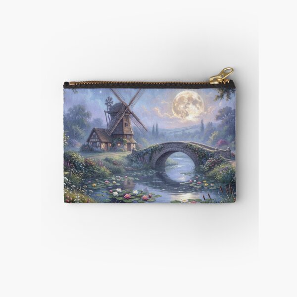 Item preview, Landscape bathed in moonlight, creating a fairytale atmosphere designed and sold by Sigtrix.