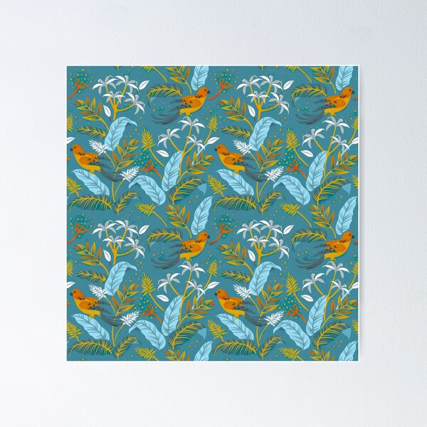 Item preview, Parrot in the forest 2 designed and sold by Crinkl.