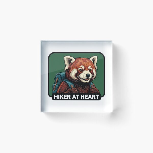 Item preview, Hiker At Heart Panda designed and sold by Tiffany Roy.