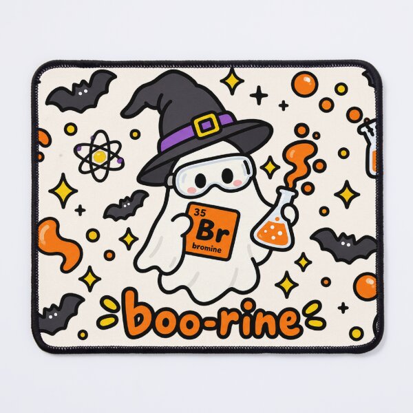 Item preview, Cute Boo-rine Bromine Ghost Chemistry Halloween Pun designed and sold by EntropyThreads.