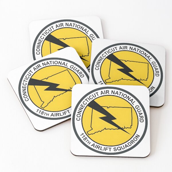 Item preview, Connecticut Air National Guard 118th Airlift Squadron Emblem designed and sold by CharlieDesings.