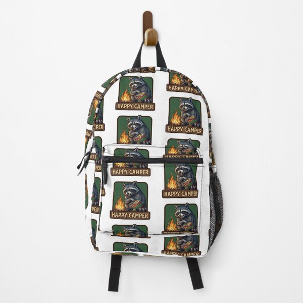 Item preview, Happy Camper Campfire Raccoon designed and sold by Tiffany Roy.