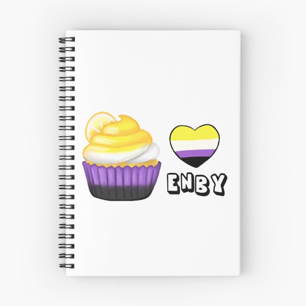 Item preview, Nonbinary ( Enby) Heart Cupcake designed and sold by HistoryHounds.